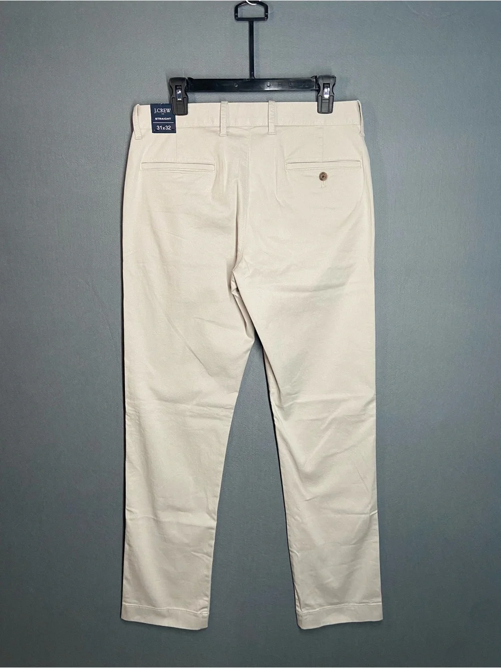 J. Crew Straight Chinos in Cream